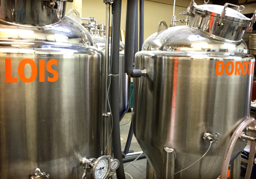 Most breweries don’t name their equipment. For example fermenters are simply 1,2,3,4. Then again, we’re not most breweries. Meet our Four Fermenters: Lois, Dorothy, Grace, and Gene. Named after the Founders (Dave and Dan’s) Four Grandmothers. Call us sentimental, but great beer should begin with a little nurturing. 